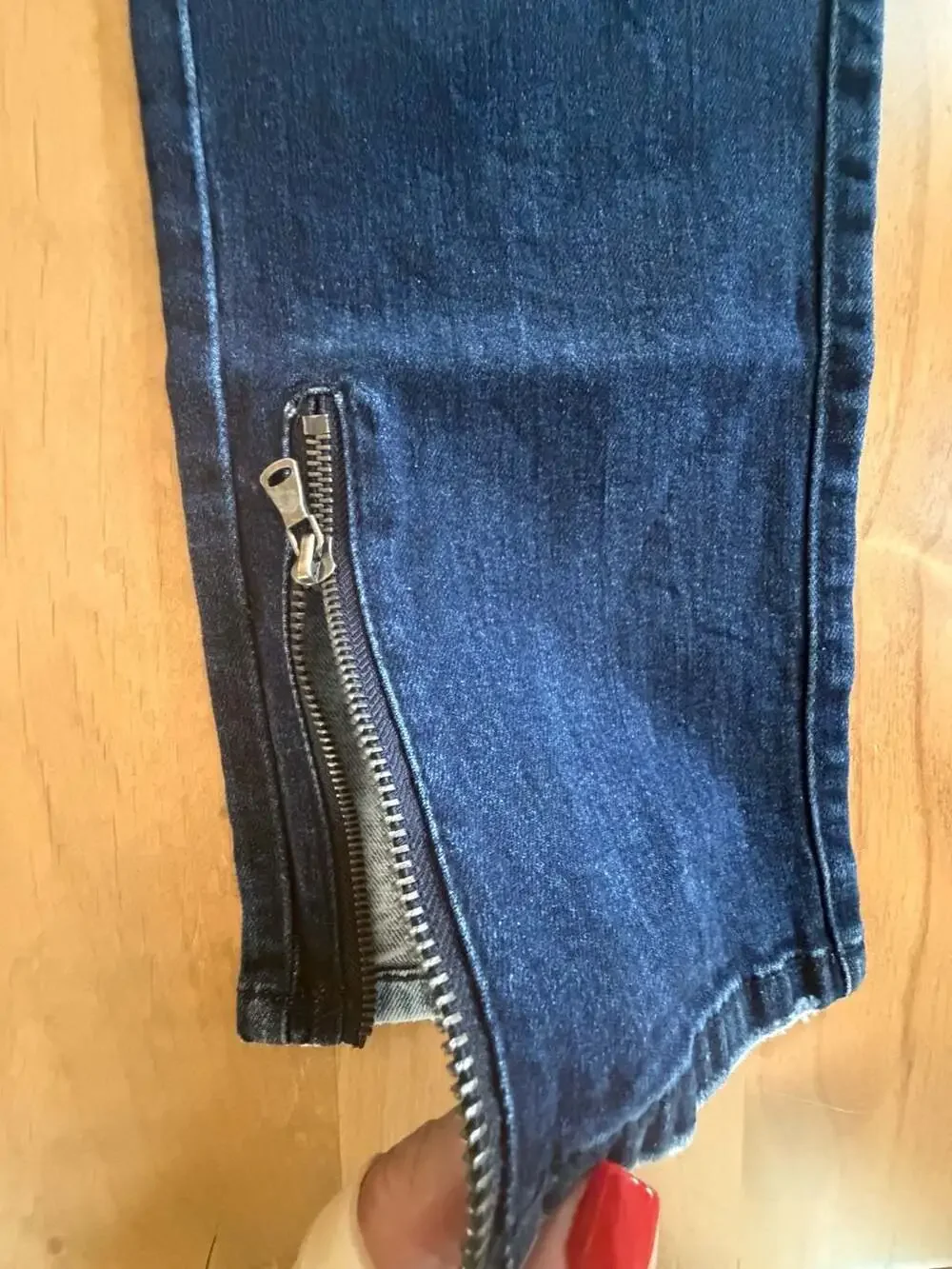 Staple Pigeon Brand World Renown Embroidered Distressed Jeans, Size 32